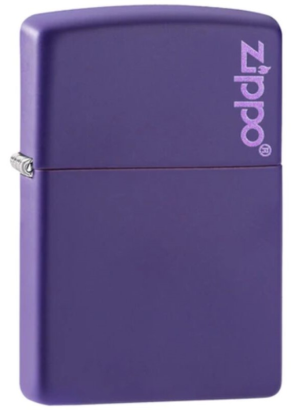 Zippo Reg Purple Matte Logo TabacShop Ch Vente De Tabac En Ligne